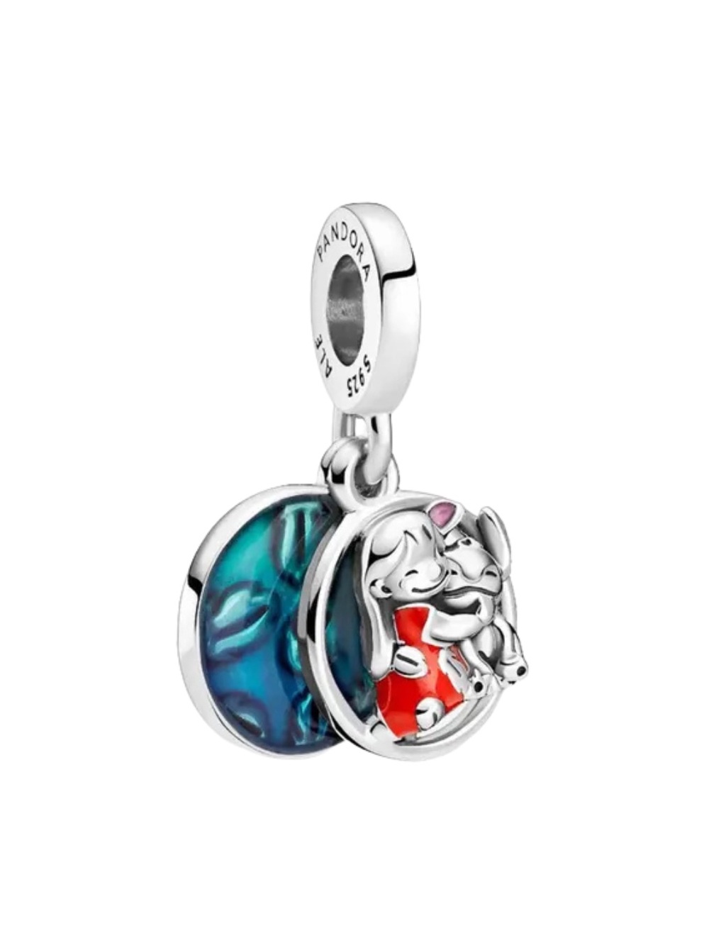 New Pandora Lilo and Stitch Dangle Charm